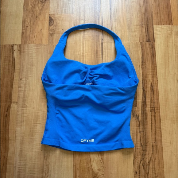 Dfyne Electric Blue Impact Halter Top Size Small - Picture 2 of 4